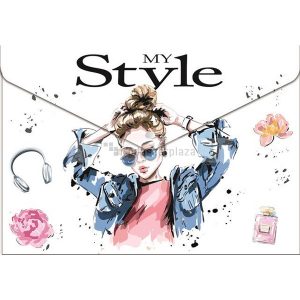 Irattartó tasak, A5, PP, patentos, 180 mikron, PANTA PLAST "Style"