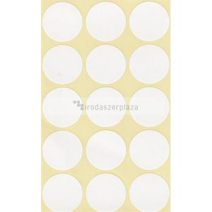 Etikett, köralakú, 25 mm átmérő, 60 etikett/csomag