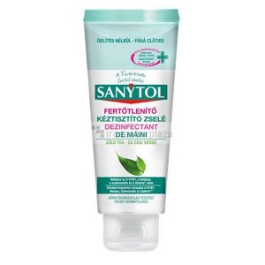 Kézfertőtlenítő gél, tubusos, 75 ml, SANYTOL