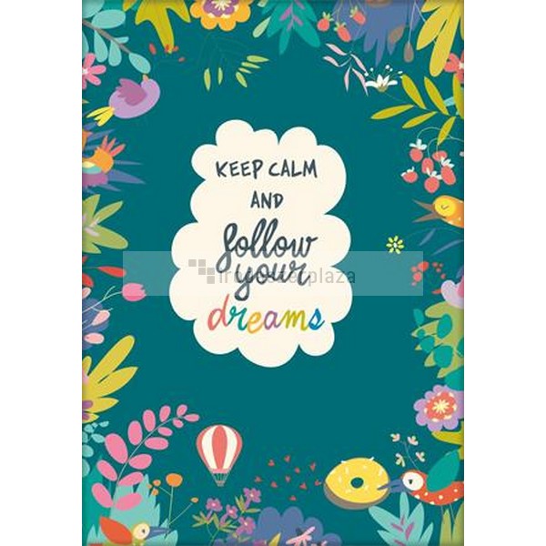 Naptár, tervező, A5, heti, DAYLINER, "Colors", Fantasy