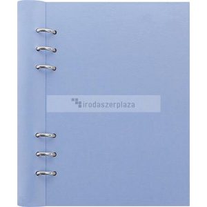 Tervező, naptár és füzet betéttel, A5, FILOFAX "Clipbook Pastel", pasztellkék