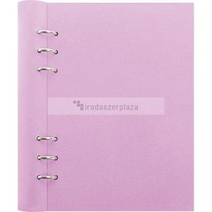 Tervező, naptár és füzet betéttel, A5, FILOFAX "Clipbook Pastel", pasztell-lila
