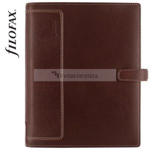 Kalendárium, gyűrűs, betétlapokkal, A5 méret, FILOFAX, "Holborn", barna