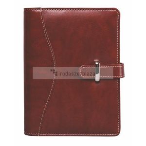 Kalendárium, gyűrűs, betétlapokkal, "S", műbőr, SATURNUS, "437", bordó