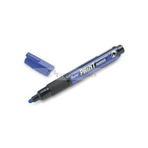 Lakkmarker, 2 mm, kúpos, PENTEL "MMP20", kék