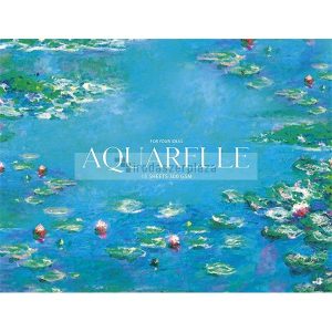 Vázlatfüzet, akvarell, A4+, 300 g, 15 lap, SHKOLYARYK "Aquarelle Muse"