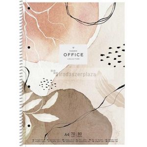 Spirálfüzet, vonalas, A4+, 80 lap, SHKOLYARYK "Office collection", vegyes