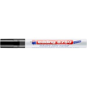 Lakkmarker, 2-4 mm, EDDING, "8750", fekete