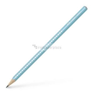 Grafitceruza, B, háromszögletű, FABER-CASTELL "Sparkle Pearl", gyöngyházfényű türkiz
