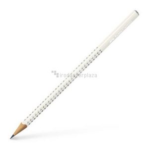 Grafitceruza, B, háromszögletű, FABER-CASTELL "Sparkle", gyöngyház kókuszfehér