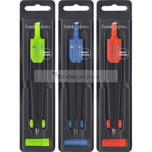 Körző, fém, heggyel, FABER-CASTELL, vegyes