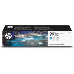 M0J90AE Tintapatron PageWide Pro 755, 772, 777 nyomtatókhoz, HP 991X, cián, 16k