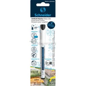Fagyálló marker, SCHNEIDER "Maxx 242", fekete
