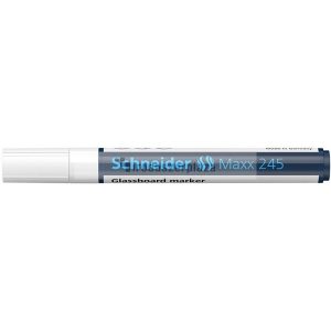 Üvegtábla marker, 1-3 mm, SCHNEIDER  "Maxx 245", fehér