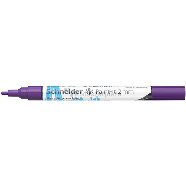Akril marker, 2 mm, SCHNEIDER "Paint-It 310", lila
