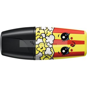 Szövegkiemelő, 2-5 mm, STABILO "Boss Mini Sweet Friends", sárga