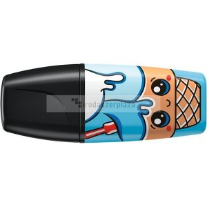 Szövegkiemelő, 2-5 mm, STABILO "Boss Mini Sweet Friends", kék