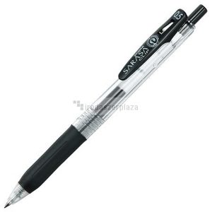 Zseléstoll, 0,33 mm, nyomógombos, ZEBRA "Sarasa Clip", fekete