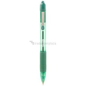 Golyóstoll, 0,27 mm, nyomógombos, ZEBRA "Z-Grip Smooth", zöld