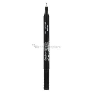 Kalligrafikus marker, 1,0 mm, ZEBRA "Calligraphy", fekete