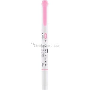 Szövegkiemelő, 1,0/3,5 mm, kétvégű, ZEBRA "Mildliner Fluorescent", rózsaszín