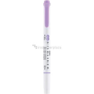 Szövegkiemelő, 1,0/3,5 mm, kétvégű  ZEBRA "Mildliner Cool & Refined" lila