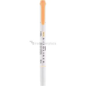 Szövegkiemelő, 1,0/3,5 mm, kétvégű, ZEBRA "Mildliner Fluorescent", narancs