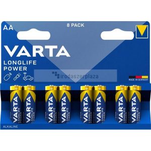 Elem, AA ceruza, 8 db, VARTA "Longlife Power"