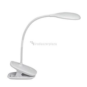 Asztali lámpa, LED, szabályozható, felfogatható, USB, MAUL "Jack", fehér