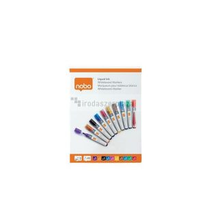 Táblamarker, folyékonytintás, kúpos, 1-3 mm, NOBO, vegyes színek